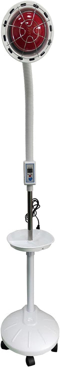 Infarex Stand-up Infrared Lamp | 275W Red Light Therapy Heat Bulb 3000h 110V | Rotating Adjustable Portable | Pain Relief Muscle Aches | Home Spa Dermatology Clinic Beauty Salon