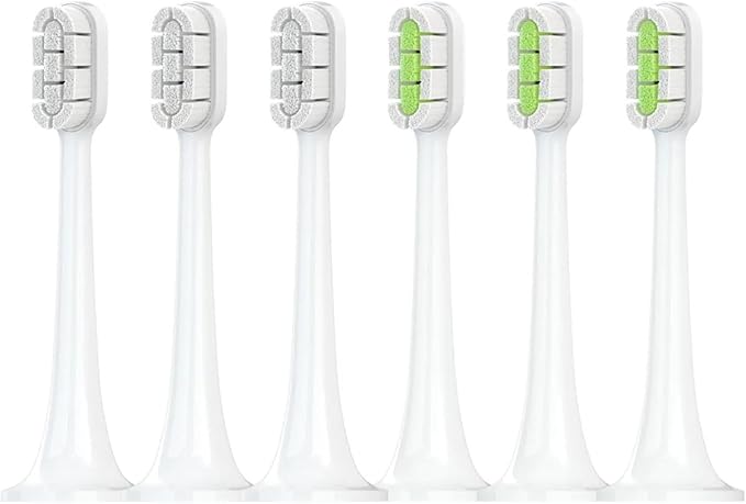 Compatible for with Electric Toothbrush Head T300/T500 DDYS01SKS/MES601/T700 Replacement MES602/604(Clean WH3 GN3)
