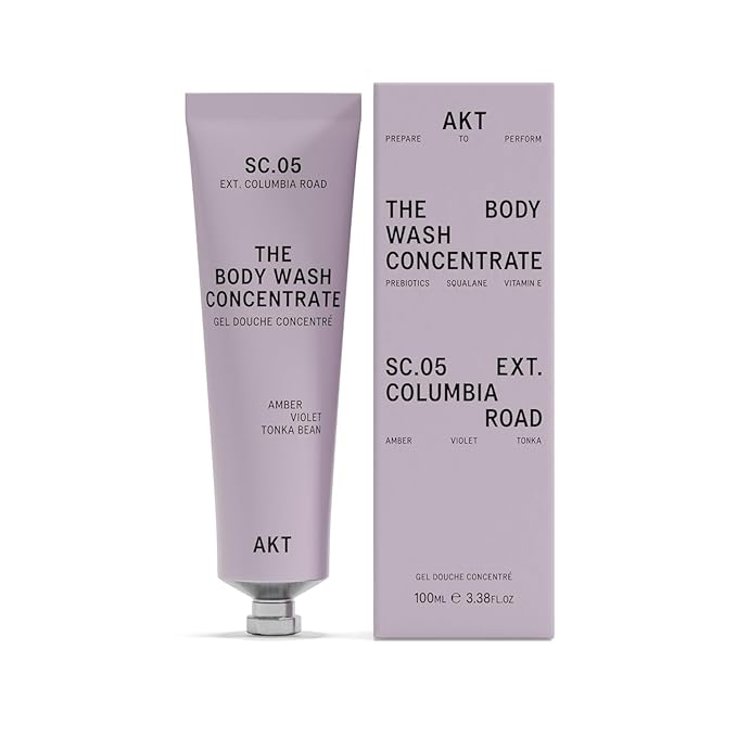 AKT The Body Wash Concentrate 3.4 Fl Oz Natural Shower Gel with Skin-Balancing Prebiotics Body Wash Women &amp Men with Olive Squalane &amp Vitamin E Sc.05 Columbia Road All Genders