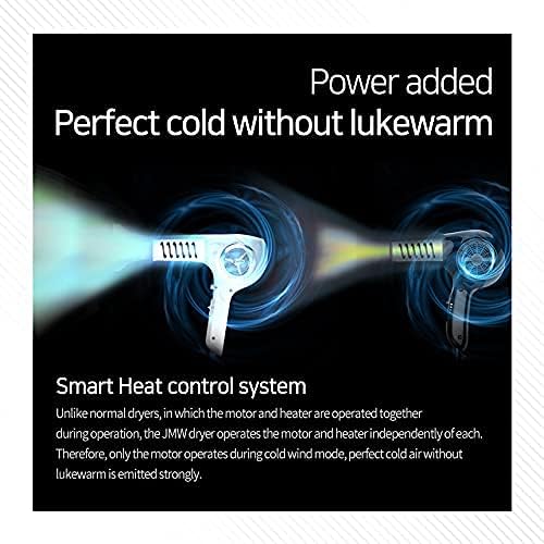 JMW Korean Professional Salon Hair Dryer AIR Storm-1600W BLDC Fast Drying Powerful Cold Wind Lightweight Quiet and Long-Lasting
