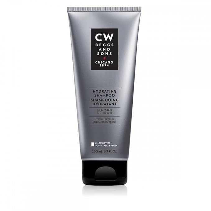 Hydrating Shampoo for Men Hypoallergenic and Fragrance-Free 6.7 fl oz