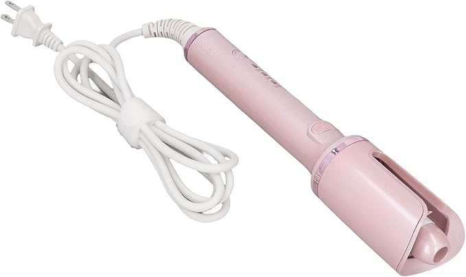 Generic Negative Ion Hair Curler 54W 3 Levels Temperature Adjustment Auto Shut Off Hair Curling Iron for Women Pink