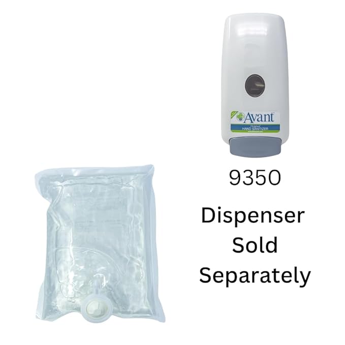 Avant® Original Gel Hand Sanitizer 1000ml pouch case of 8 bulk refill…
