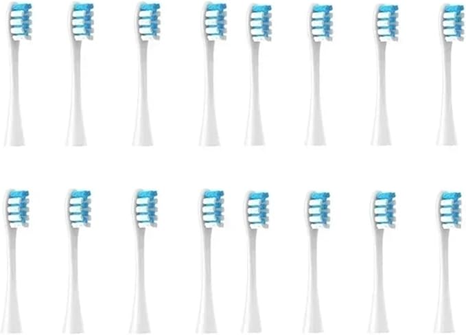 Replacement Brush HeadsCompatibility for Oclean X/X PRO/Air 2 /SE / Z1/ F1(16pcs Blue)