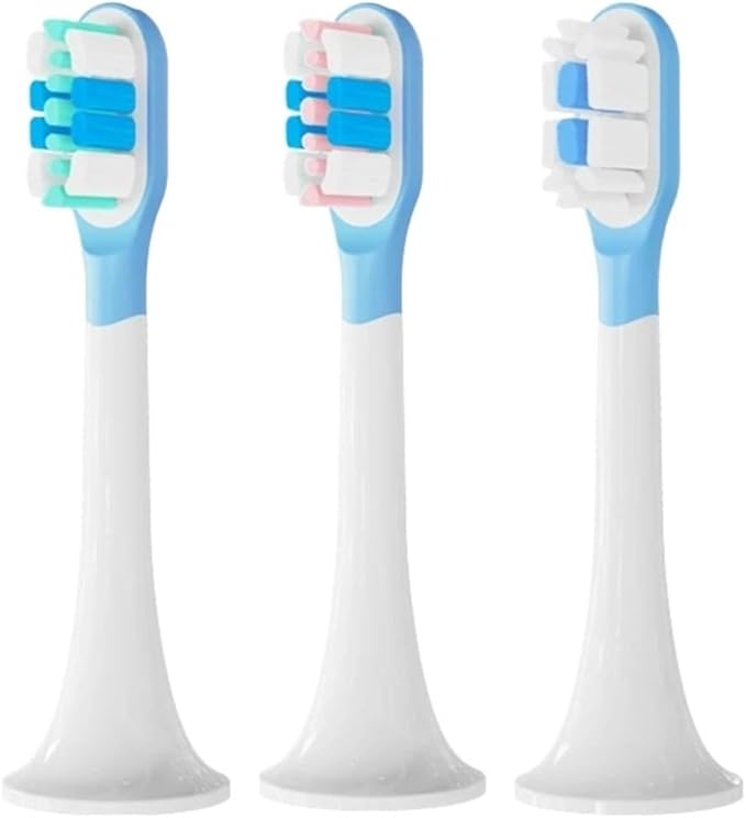 Compatible for XIAOMI MIJIA Replacement Brush Heads - T300/T500 Sonic Toothbrush Dupont Soft Bristle Silicone Nozzles(8 bj Pink)