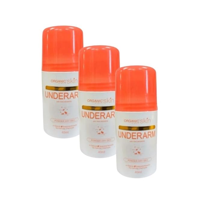 OSJ Organic Skin Deodorant Power Dry Deo (3 pieces) 40ml