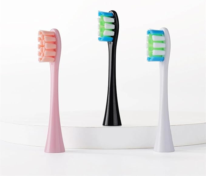 6 Pack Replacement Brush Heads for X/One/SE/XPRO/Z1/AIR Sonic Soft Bristles Waterproof &amp Vacuum Sealed(GN 6Pcs)