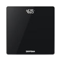GRIFEMA GA2001-1 Digital Scales for Body Weight Weighing Bathroom Scales LCD Display and Step-On Technology 150kg/330lb 26x26cm Batteries Included Black