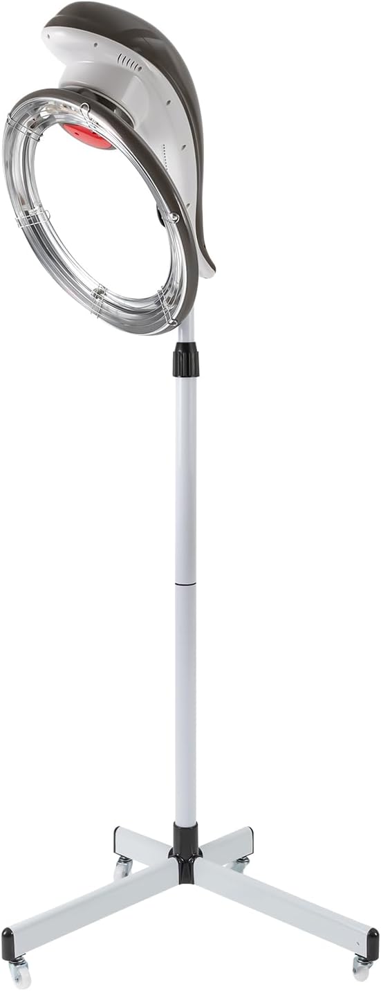 3 in 1 Stand Hair Dryer Orbiting Rotating Hair Color Processor 950W Professional Hair Dyeing Perming Steamer Machine for Perm Salon Oil Treatment Hair Drying