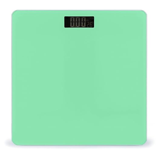 Digital Bathroom Weighing Scale Energy Saving Scale Smart Scale for Body Weight Bright Green