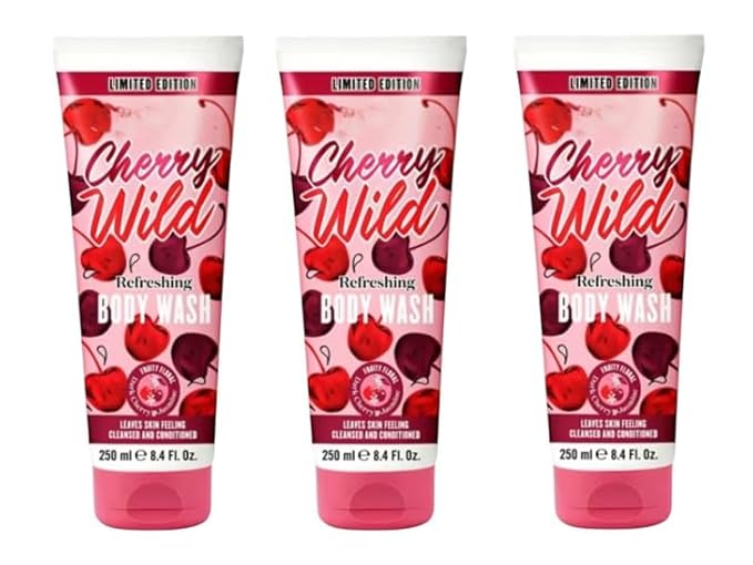S and G ski care Body Wash Cherry Wild 8.4 oz (pack of 3)