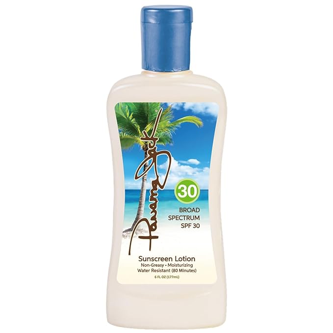 Panama Jack Sunscreen Suntan Lotion - SPF 30 Broad Spectrum UVA/UVB Protection PABA Paraben Gluten &amp Cruelty Free 6 FL OZ (Pack of 2)