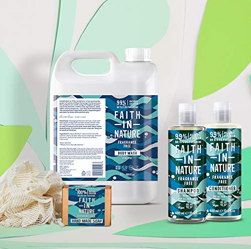 Faith in Nature Fragrance Free Shower Gel &amp Foam Bath