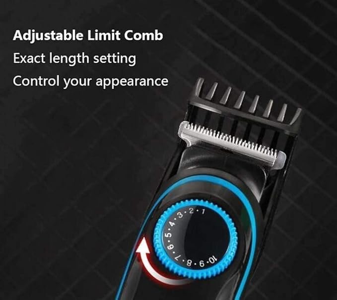 Electric Razor for Men 6 in 1 Rechargeable Waterproof IPX7 Electric Shaver Electric Shaver with Precision Trimmer Hair ClippersRechargeable Wet &amp Dry Shaver with Easy Clean