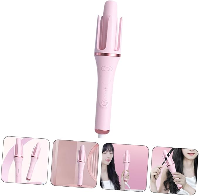 GALPADA 3pcs Automatic Hair Curler Portable Curling Iron Fast Heating Temperature for Suitable for All Hair Types Us for Home and Travel Styling
