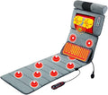 Heating Massage Mattress Full Body Massage Mat with 20 Heads Vibrating and Heat Therapy for Back Lumbar Leg Pain Relief Foldable Storage