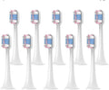 Replacement Toothbrush Head Compatible for Mijia T300/T500/T500C/T700(10pcs PinkBlue)