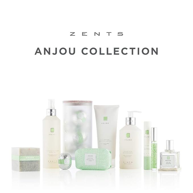 Zents Hand &amp Body Wash (Anjou Fragrance) | Hydrating Anti-Aging Cleanser with Organic Shea Butter &amp Aloe for Dry Skin | Gentle &amp Nourishing | 10 fl oz