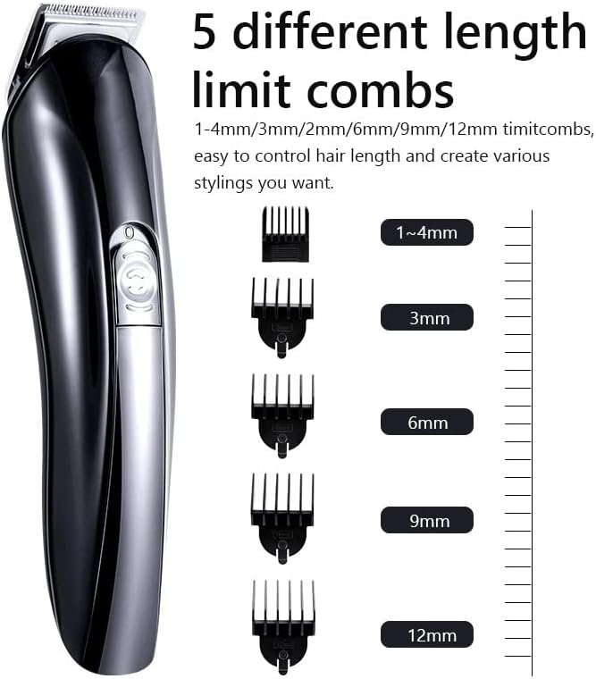 Hair ClippersBeard Trimmer for Men 6 in 1 Electric Hair Clipper Shave Razor Machine Beard Trimmer Hair Cutter Ear Nose Hair Trimmer Facial Cleaner Man Barber Tools