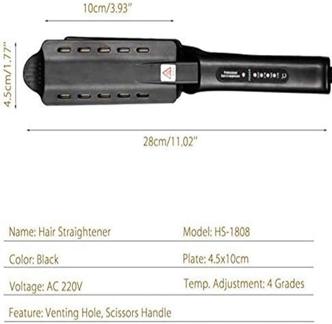 Ceramic Tourmaline Ionic Flat Iron Hair Straightener Flat Iron for Hair Professional Glider Hair Straightener Ceramic Flat Iron for All Hair Types Wet &amp Dry Using