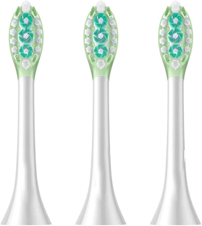 Replacement Brush Head Compatible for MES610 MES609 MES613 MES611 Toothbrush Soft Nozzles(Green)