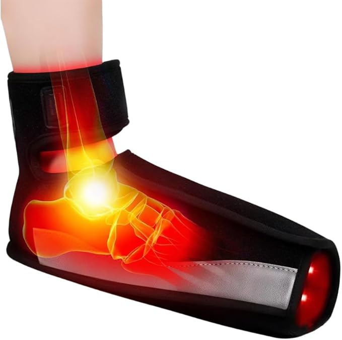 Red Light Therapy for Feet Light Therapy Heat Foot Wrap Red Light Therapy Feet &amp Ankles Heat Therapy &amp Timer Joint Ankle Heel &amp Daily Foot Pain Relief Relaxation &amp Comfort