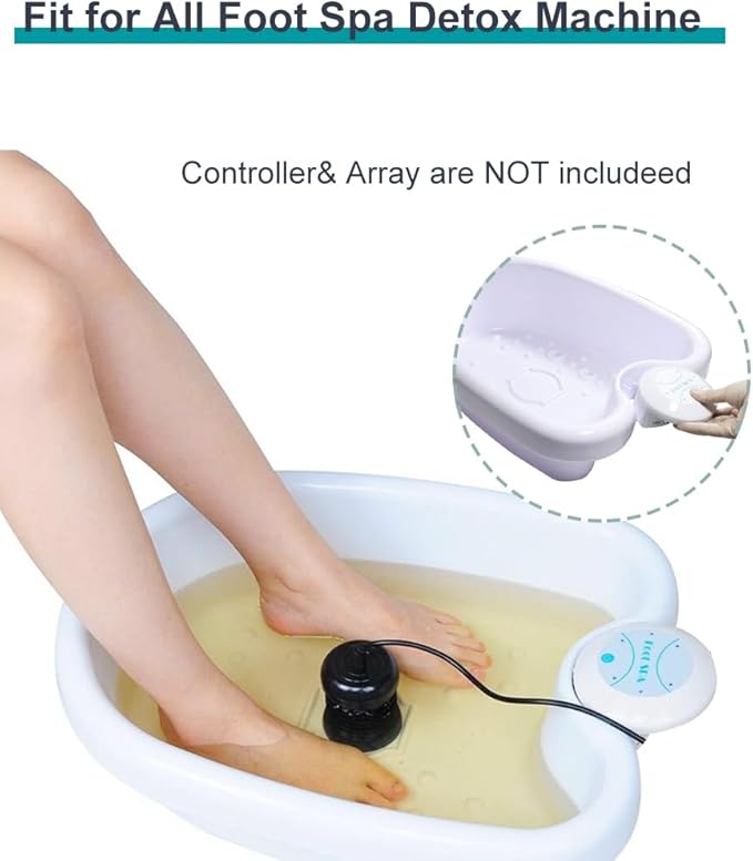 Professional Ionic Foot Bath Tub Basin for All Detox Foot Bath Machines Heavy Duty Foot TubLarge Ionic Detox Foot Bath Tub Basin for Soaking Feet (with 40 Liners)