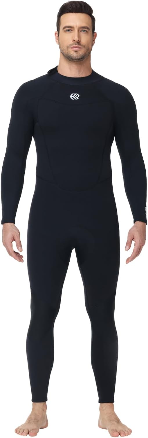 3mm Neoprene Full Wetsuit for Men Premium Diving Snorkeling Surfing Swimming Suit