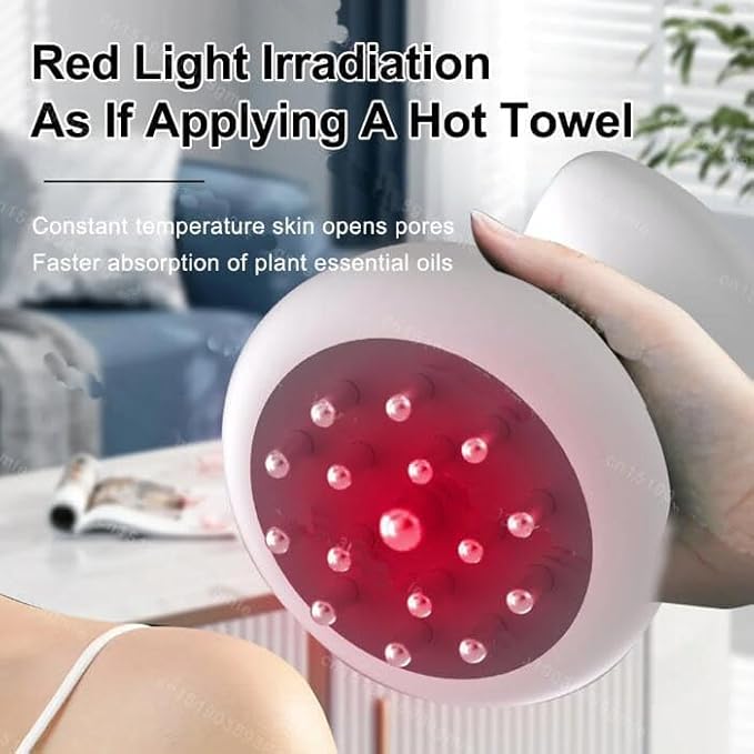 Lymphatic Drainage Massager Electric Meridian Brush Massage Tools for Belly FatAnti Cellulite Massager Handheld Electric Body Sculpting Machine Rechargeable Cordless Shaping Lymphatic Drainage