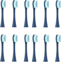 12PCS Replacement Brush Heads Compatible for Oclean X/X PRO/ Z1/ F1/ One/Air 2 /SE Sonic Electric Toothbrush Soft Bristle Nozzles(12Dark Blue)