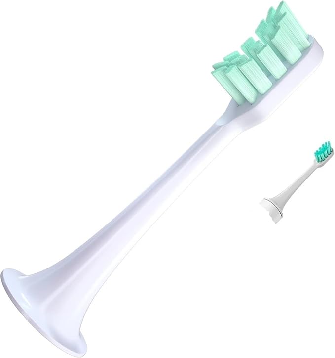 8/10PCS Replacement Toothbrush HeadsCompatible for Xiaomi T300 T500 Sonic Electric Teeth Brush Soft Teethbrush Nozzles(8 BJ White)