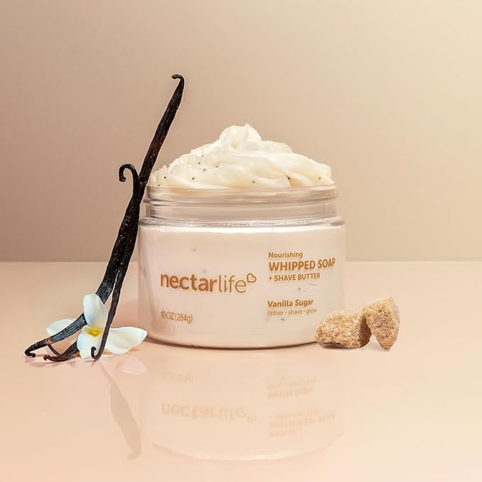 Nectar Life Whipped Soap and Shave Butter (10 Ounce Vanilla)