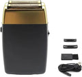 Compatible With POP Barbers P620 Professional Men's Beard Trimmer &amp Double Foil Shaver 11000 RPM High-Speed Electric Hair Cutting Machine USB Rechargeable for Home &amp Salon Use(Black-Blade)