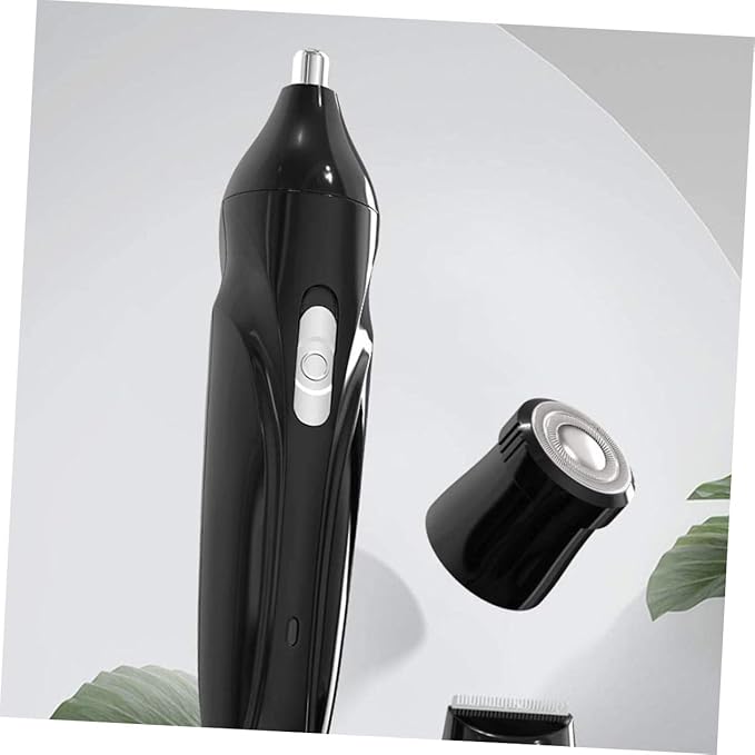2 Sets Portable Nose Hair Trimmer for Men Women Manual Facial Hair Remover Precision Rounded Blades 360° Capture No Jamming