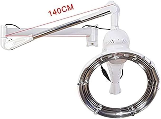 Wall Mounted Adjustable 950W Professional Salon Beauty Orbiting Hair Dryer Hair Color Processor &amp Dryer Accelerator with Swing Arm