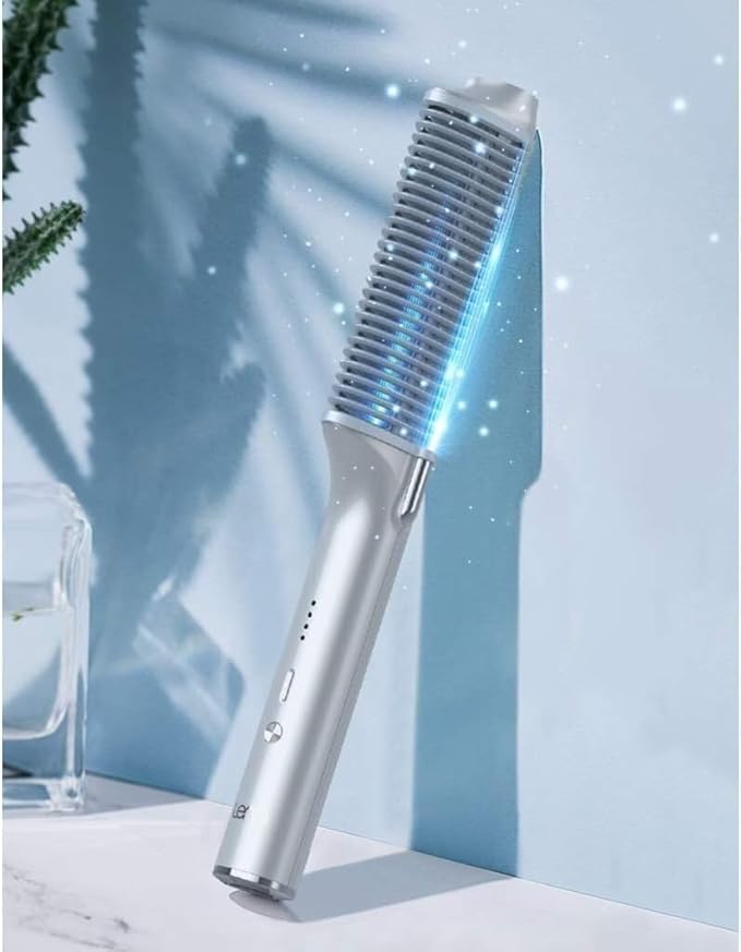 Hot Combs Anti-scalding Hair Straightener Brush Ceramic Hair Curler Heated Electric Smart Brush Hair Straightener
