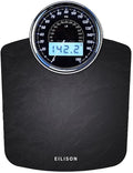 EILISON Highly Advance 2-in-1 Digital &amp Analog Weighing Scale for Body Weight-400lbs 4 High Precison GX Sensor Accurate Thick Tempered Glass Extra Large Display (Grey)