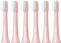 6/12Pcs Replacement Brush Heads Compatibility for MIJIA T100 Mes603 Toothbrush Vacuum Soft Bristle Suitable Nozzles(T100-PK-6PCS)