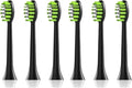 Compatible for Jeenk Electric Toothbrushes Replacement Heads 6pcs/Set Compatible for JK-Y05 Head Toothbrush Sets(JK-ST01BK)
