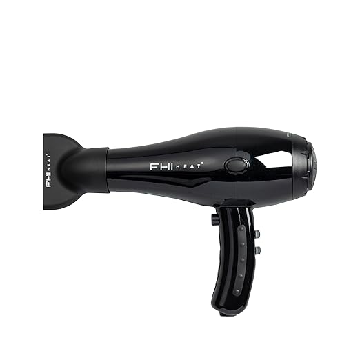 FHI Heat 2000 Pro Nano Hair Dryer with Attachments – Professional 1875W Blow Dryer w/ High-Velocity AC Motor 12 ft. Chord