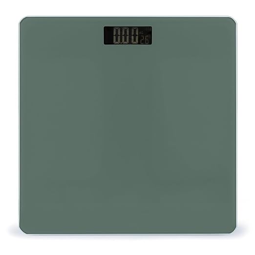Men's Smart Scale for Body Weight Digital Bathroom Weighing Scale Automatic Switch Energy Saving Scale Green