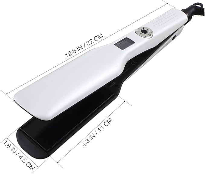 Hair Straightener and Curler Tool Flat Iron for All Hair Types Temperature Coated Plates Us Plug for Women and Girls