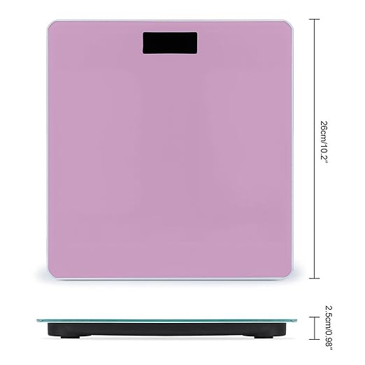 Smart Scale for Body Weight Digital Bathroom Weighing Scale Energy Saving Scale Pink