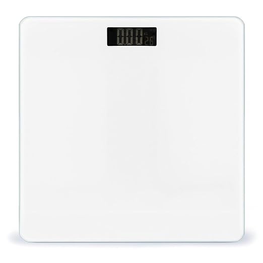 Energy Saving Scale Bathroom Weighing Scale Smart Scale for Body Weight Digital White