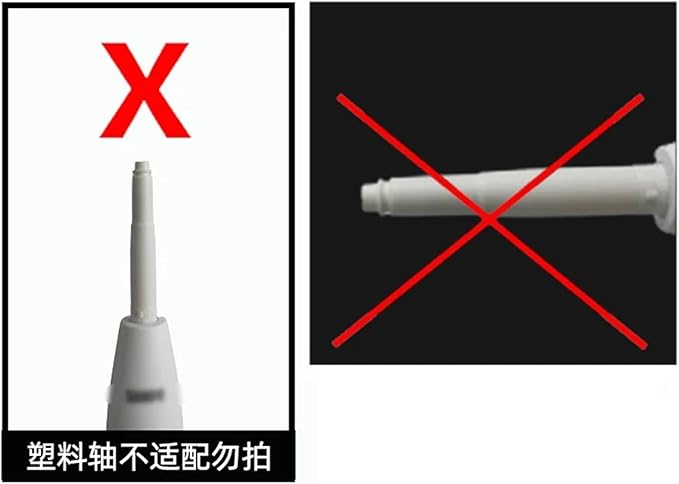 Compatible for ENCHEN Aurora t+ - Adult Replacement Toothbrush Head Accessory Nozzle(2PCS Black)
