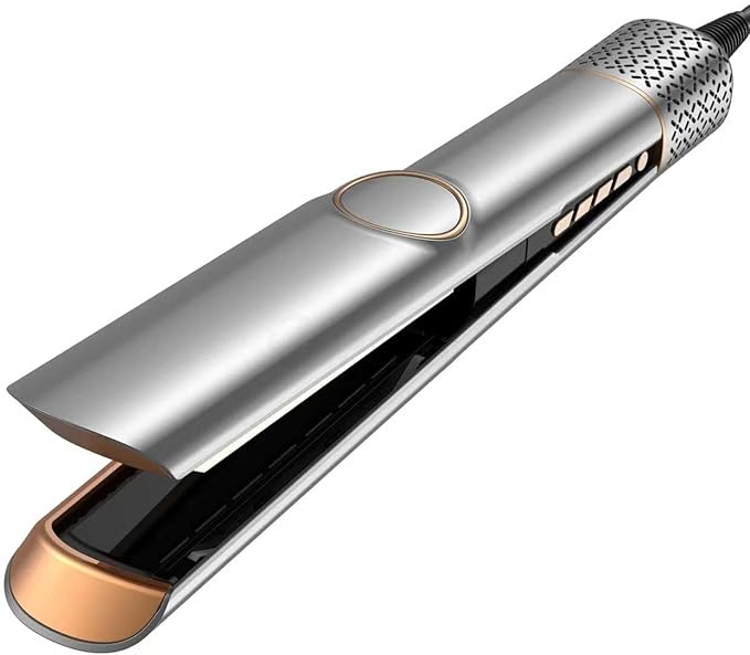 Airflow 2-in-1 Hair Straightener - Smart Moisture Detection Negative Ions No Preheat Lightweight Design