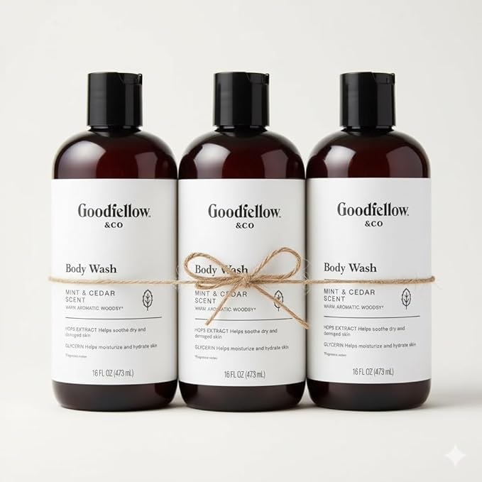 Goodfellow Body Wash Moroccan Mint And Cedar Scent (No.03) - 16 Fluid Ounces (3)