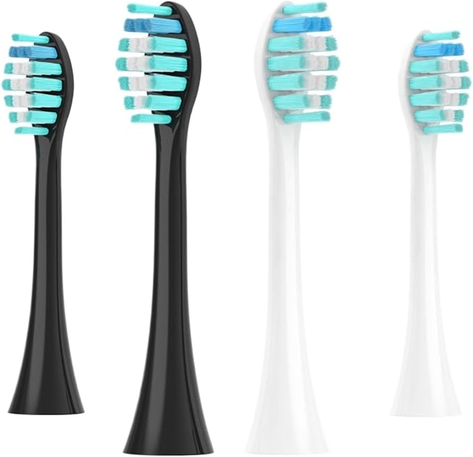 Electric Toothbrush Head Compatible for 051B 4/16pcs(4PCS Black)
