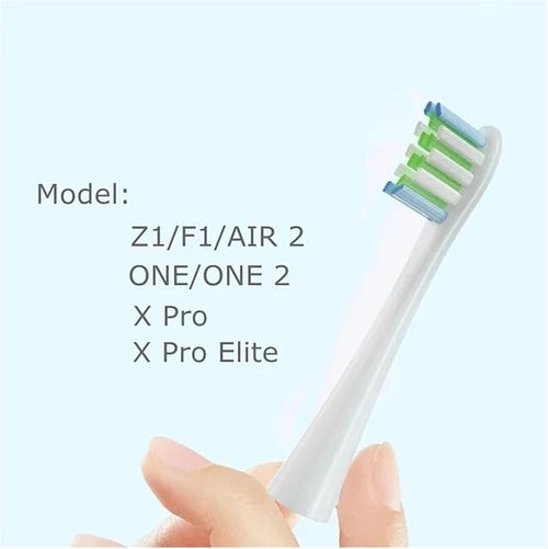 16pcs Replacement Brush HeadsCompatible for Oclean X PRO/ Z1/ F1/ One/Air 2 /SE Deep Cleaning Nozzles Soft Vacuum Bristle(White)