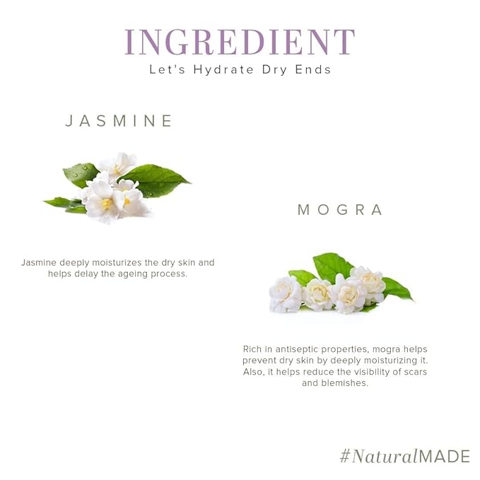 Generic SENTA Jasmine &amp Mongra Herbal Body Wash | Body Wash for Soft Skin | Hydrating Body Wash with Pleasing Fragrance | SLS &amp Paraben Free | Suitable for All Skin Types | (210ml)
